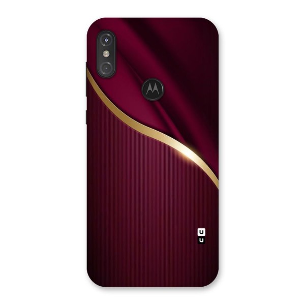 Smooth Maroon Back Case for Motorola One Power