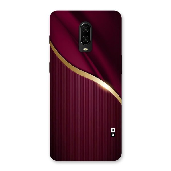 Smooth Maroon Back Case for OnePlus 6T