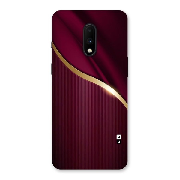 Smooth Maroon Back Case for OnePlus 7