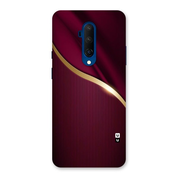 Smooth Maroon Back Case for OnePlus 7T Pro