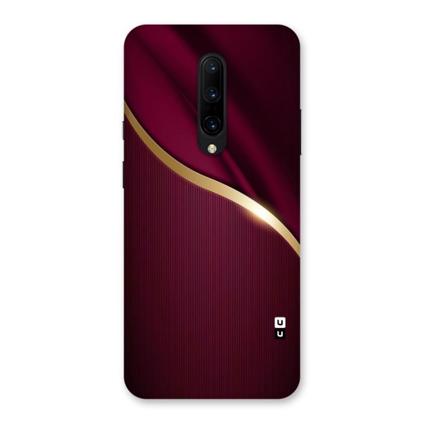 Smooth Maroon Back Case for OnePlus 7 Pro