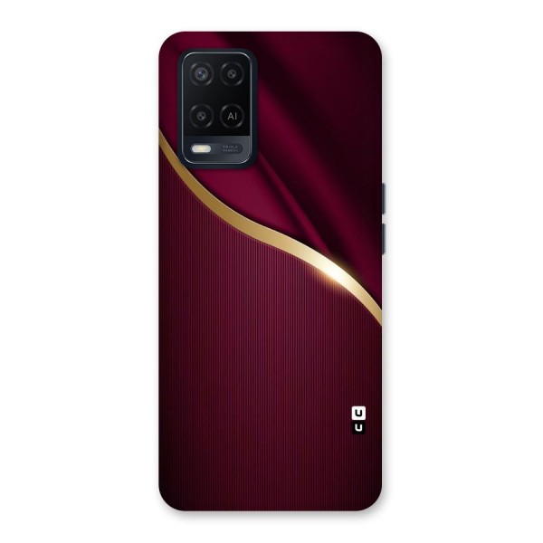 Smooth Maroon Back Case for Oppo A54