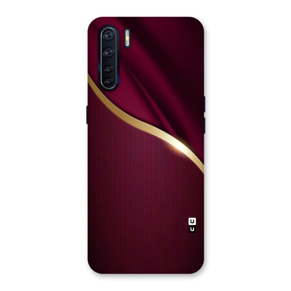 Smooth Maroon Back Case for Oppo F15