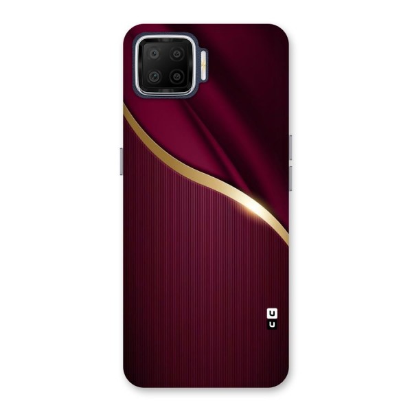 Smooth Maroon Back Case for Oppo F17