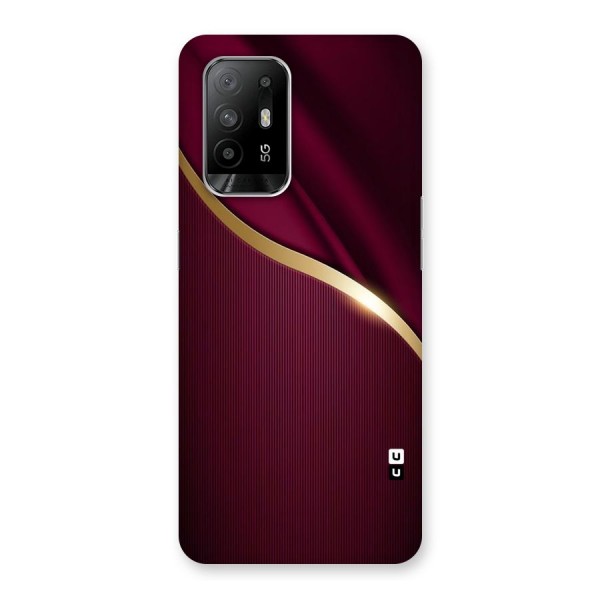 Smooth Maroon Back Case for Oppo F19 Pro Plus 5G