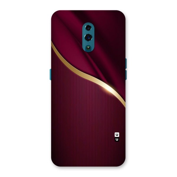 Smooth Maroon Back Case for Oppo Reno