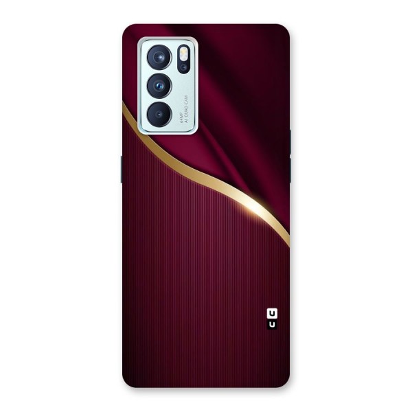 Smooth Maroon Back Case for Oppo Reno6 Pro 5G
