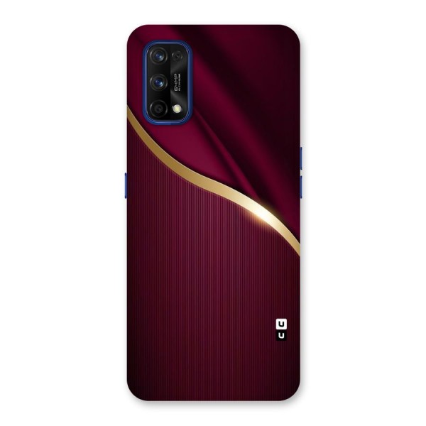 Smooth Maroon Back Case for Realme 7 Pro