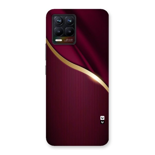 Smooth Maroon Back Case for Realme 8
