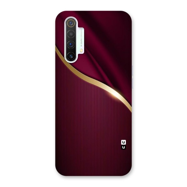 Smooth Maroon Back Case for Realme X3
