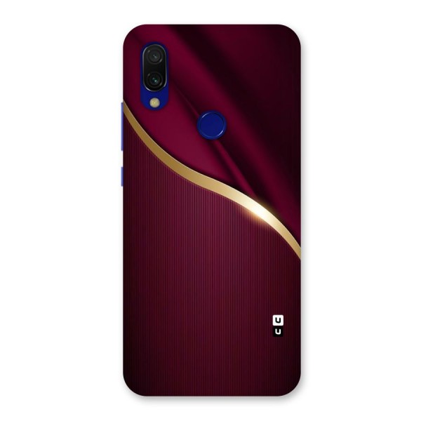 Smooth Maroon Back Case for Redmi 7