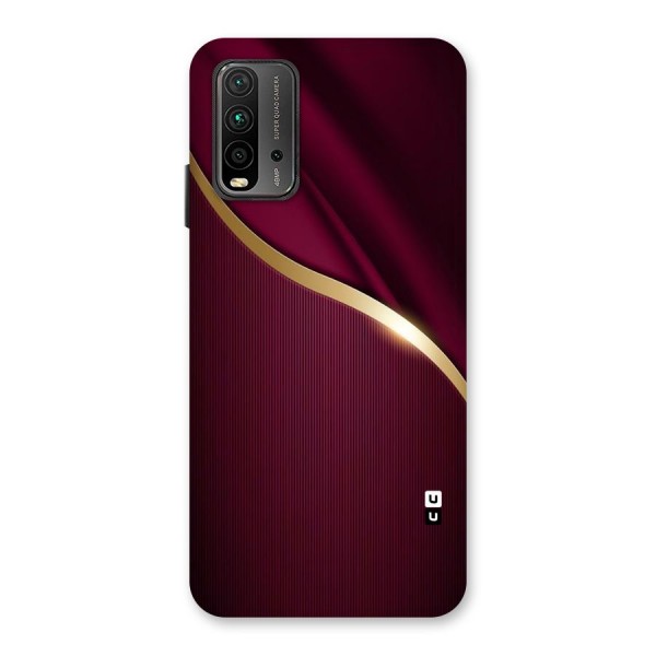Smooth Maroon Back Case for Redmi 9 Power