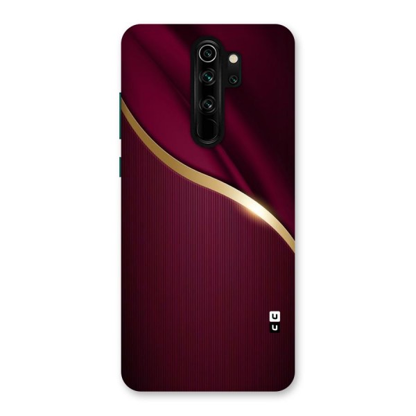 Smooth Maroon Back Case for Redmi Note 8 Pro