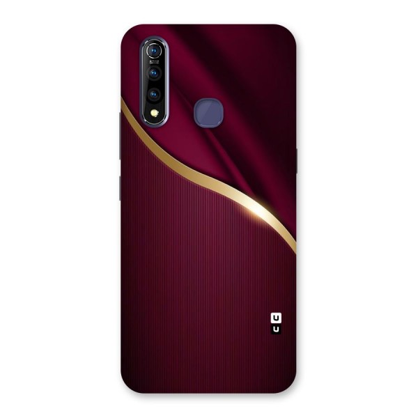 Smooth Maroon Back Case for Vivo Z1 Pro