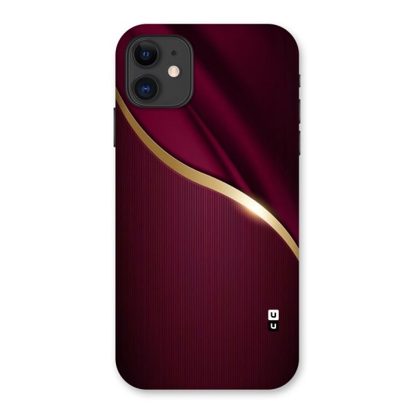 Smooth Maroon Back Case for iPhone 11