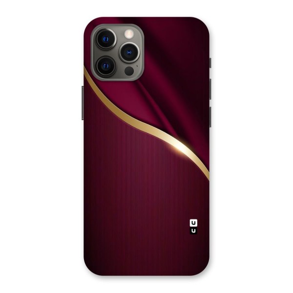 Smooth Maroon Back Case for iPhone 12 Pro Max