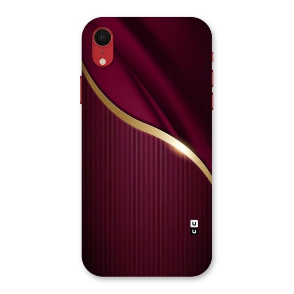 Smooth Maroon Back Case for iPhone XR