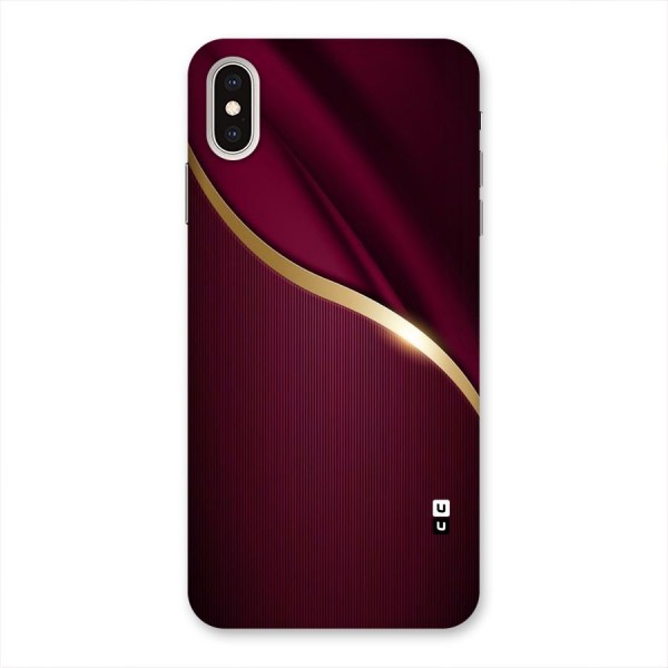Smooth Maroon Back Case for iPhone XS Max