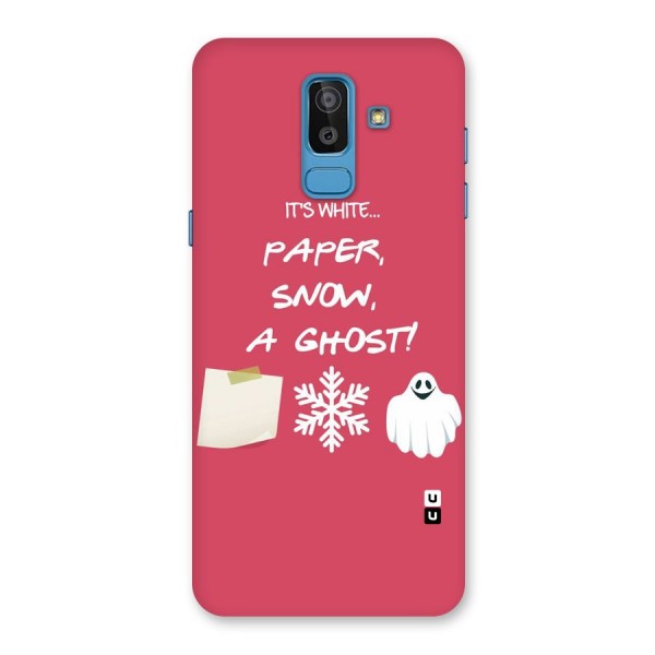 Snow Paper Back Case for Galaxy On8 (2018)