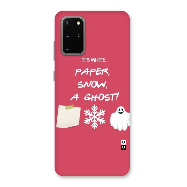 Snow Paper Back Case for Galaxy S20 Plus