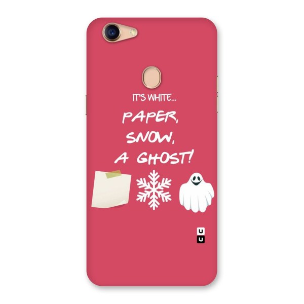 Snow Paper Back Case for Oppo F5 Youth