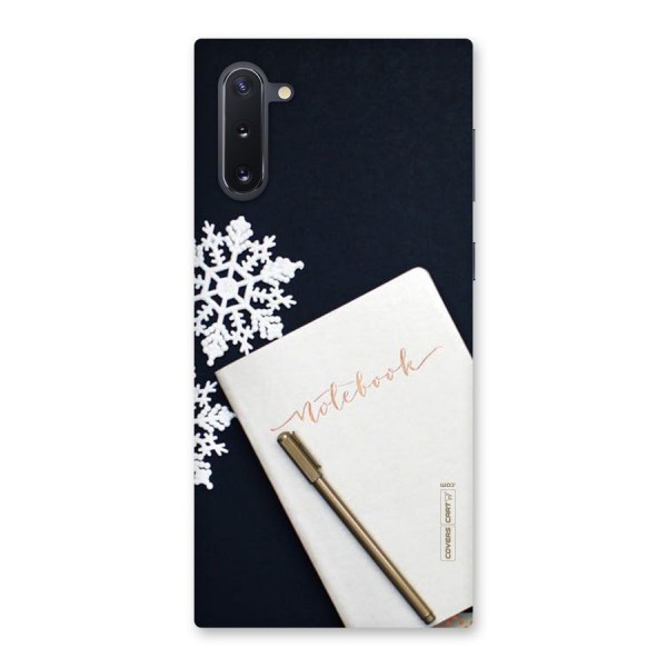 Snowflake Notebook Back Case for Galaxy Note 10