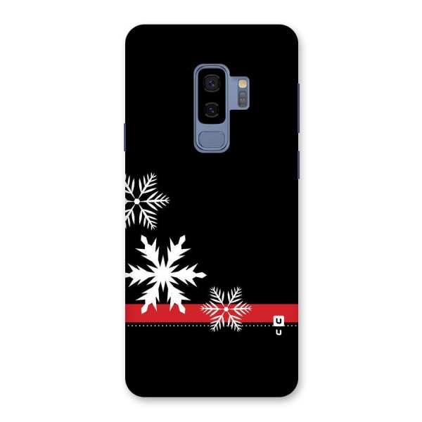 Snowflake Ribbon Back Case for Galaxy S9 Plus