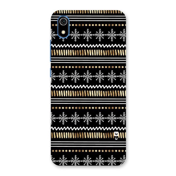 Snowflakes Gold Back Case for Redmi 7A