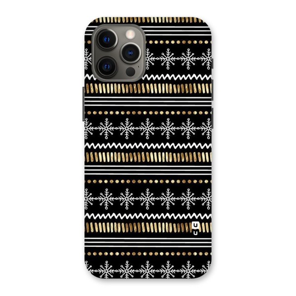 Snowflakes Gold Back Case for iPhone 12 Pro Max