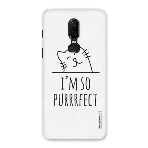 So Purrfect Back Case for OnePlus 6