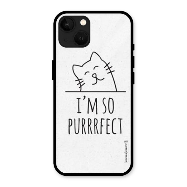 So Purrfect Glass Back Case for iPhone 13