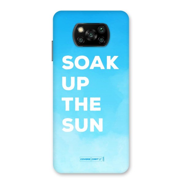 Soak Up The Sun Back Case for Poco X3