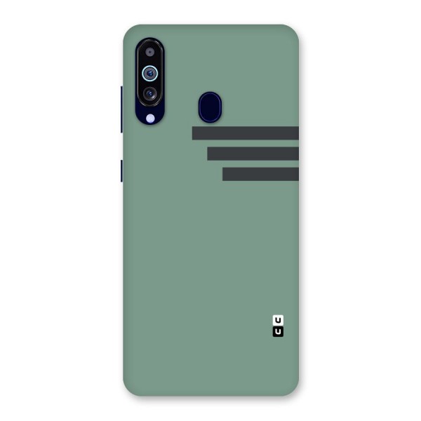 Solid Sports Stripe Back Case for Galaxy M40
