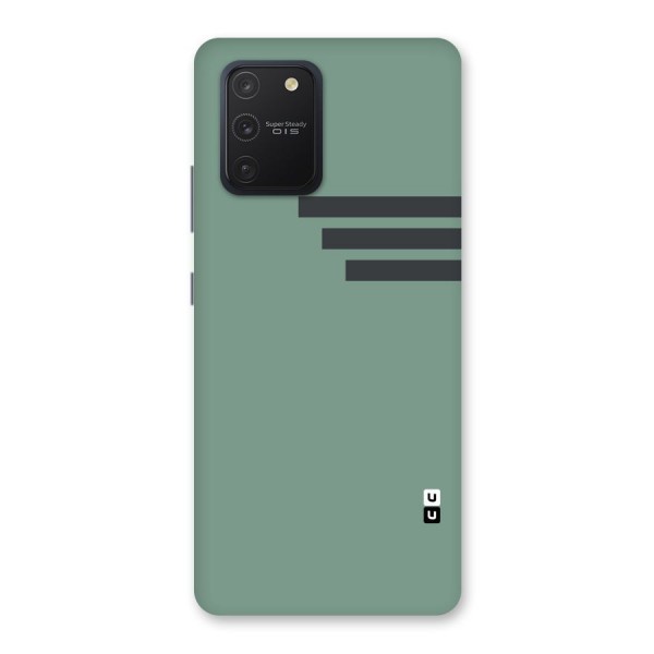 Solid Sports Stripe Back Case for Galaxy S10 Lite