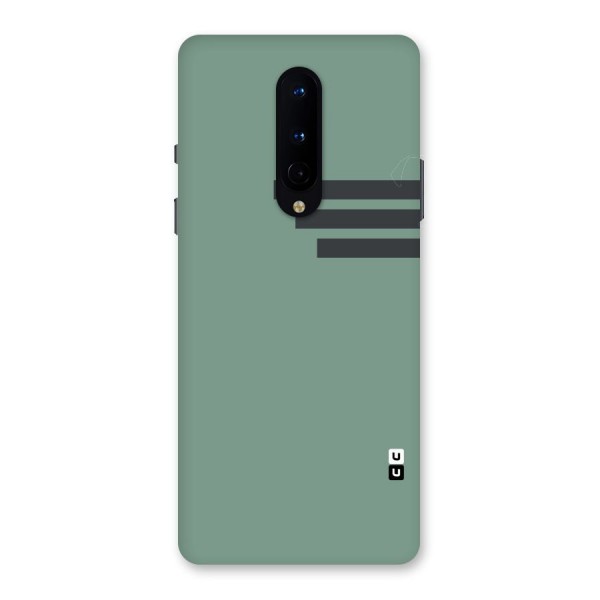 Solid Sports Stripe Back Case for OnePlus 8