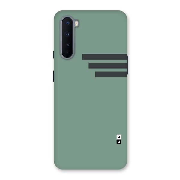 Solid Sports Stripe Back Case for OnePlus Nord