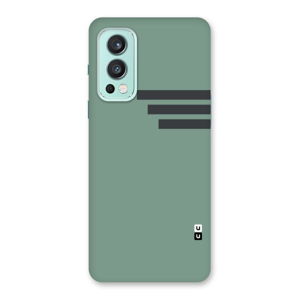 Solid Sports Stripe Back Case for OnePlus Nord 2 5G