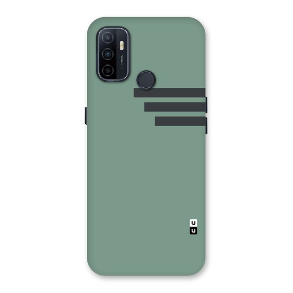 Solid Sports Stripe Back Case for Oppo A53