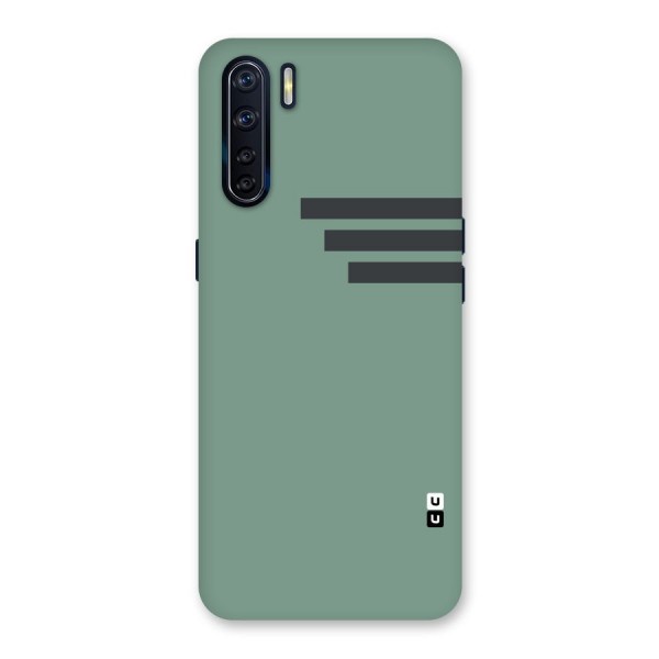 Solid Sports Stripe Back Case for Oppo F15