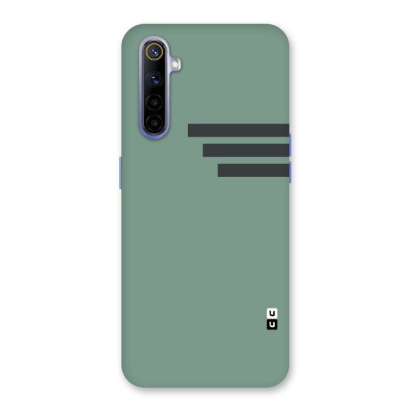 Solid Sports Stripe Back Case for Realme 6