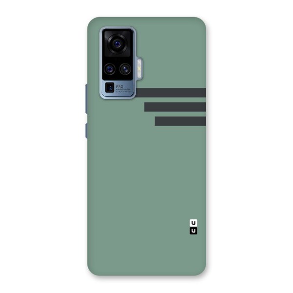 Solid Sports Stripe Back Case for Vivo X50 Pro