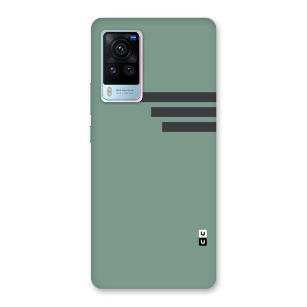 Solid Sports Stripe Back Case for Vivo X60 Pro