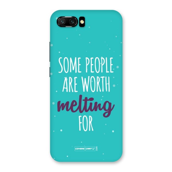 Some People Are Worth Melting For Back Case for Honor 10