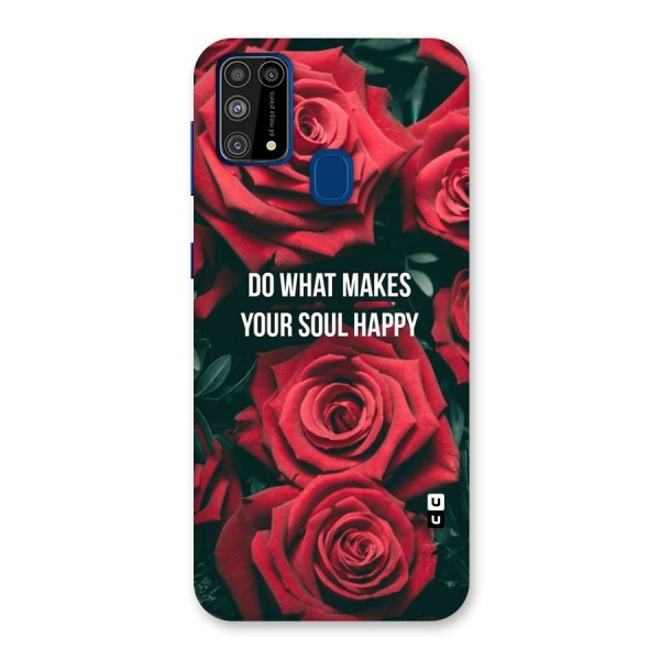 Soul Happy Back Case for Galaxy M31