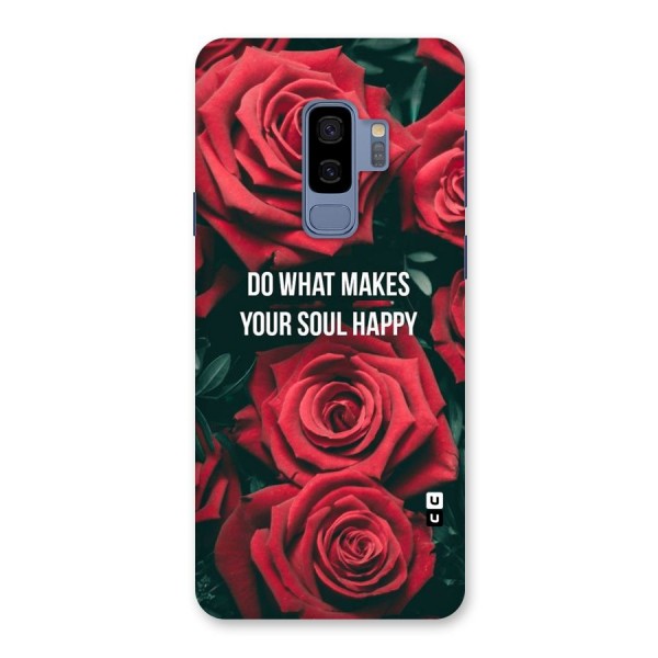 Soul Happy Back Case for Galaxy S9 Plus