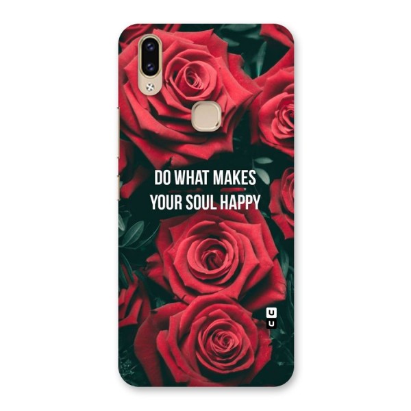 Soul Happy Back Case for Vivo V9