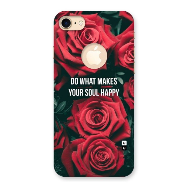 Soul Happy Back Case for iPhone 7 Logo Cut