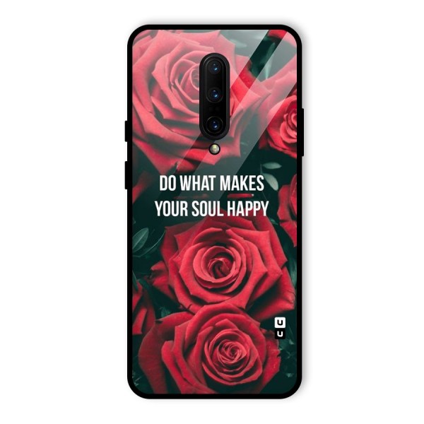Soul Happy Glass Back Case for OnePlus 7 Pro