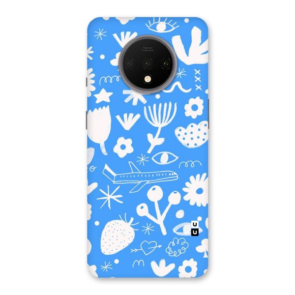 Space Blue Pattern Back Case for OnePlus 7T
