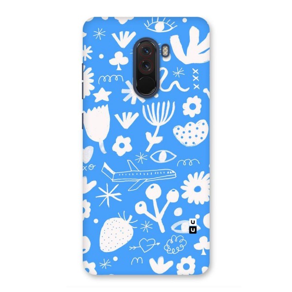 Space Blue Pattern Back Case for Poco F1
